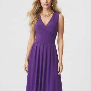 Vestido Morado Ralph Lauren